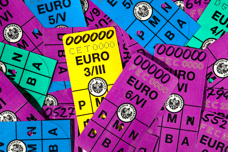 Kolaž austrijskih eko vinjeta