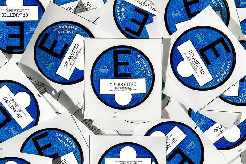 Kolaž E-Plakette za Njemačku